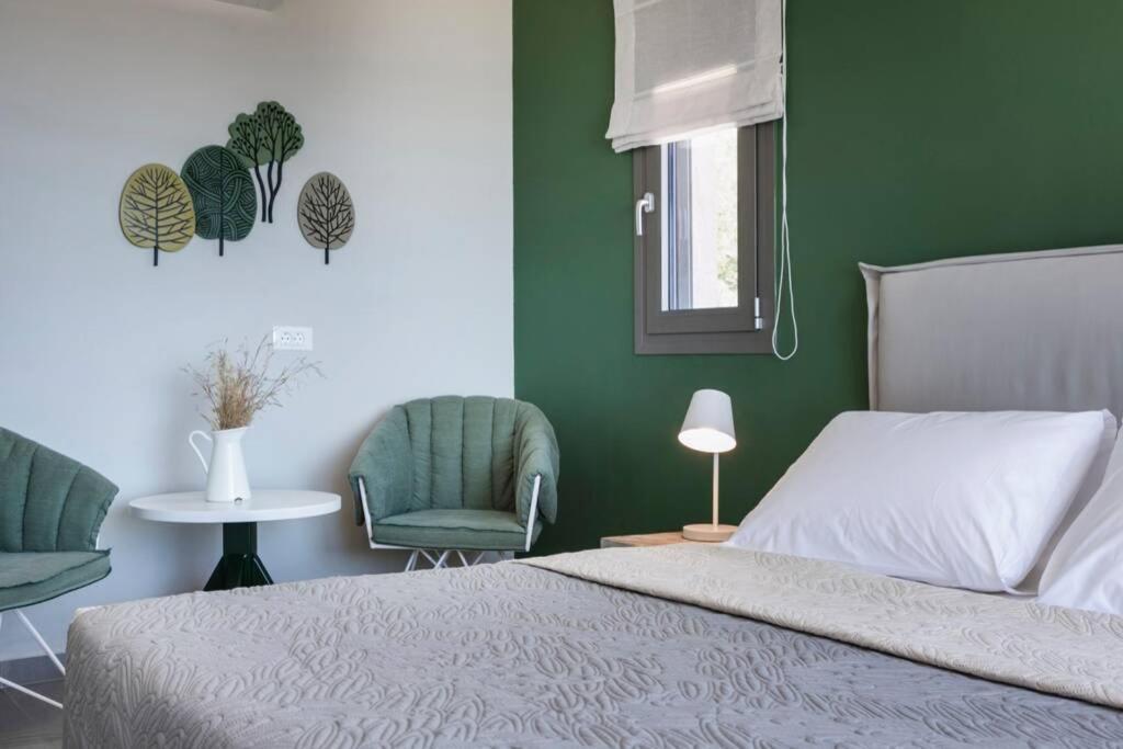Color Villas-New Villa Green At Trapezaki With Private Pool Mousata Exteriér fotografie