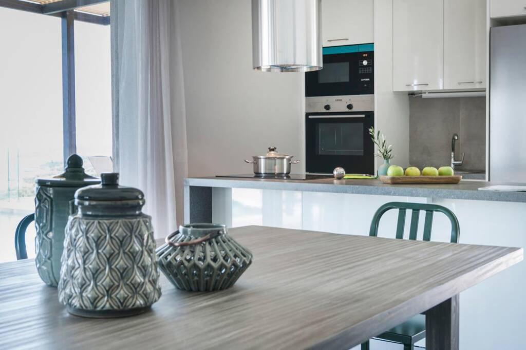 Color Villas-New Villa Green At Trapezaki With Private Pool Mousata Exteriér fotografie